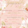 TS282 prosklitirio vaptisis twins koritsi girl roses butterflies