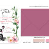 TS440 Νο91Κ 02 prosklitiria gamou vaptisis love panda flowers girl