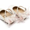 Βαπτιστικά παπούτσια Babywalker BW4866 ivory pink - Image 3