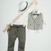 Βαπτιστικό κοστούμι Piccolino Massimo σε χρώμα Olive