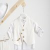 Βαπτιστικό κοστούμι Piccolino Enrique σε χρώμα Off white - Image 2