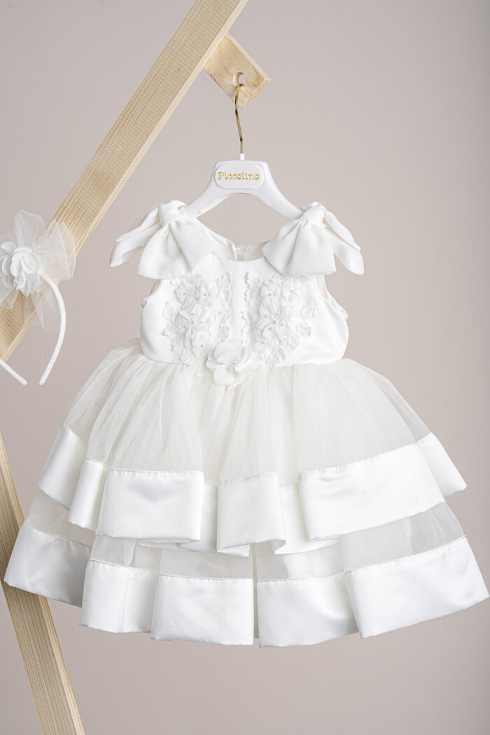Βαπτιστικό φόρεμα Piccolino Elisabeth Ivory - Image 2