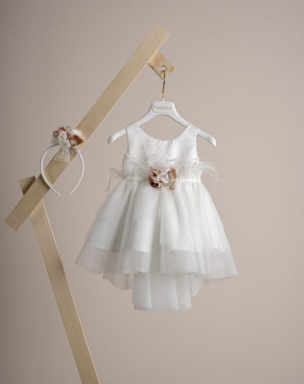 Βαπτιστικό φόρεμα Piccolino Tiffany Ivory