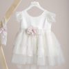 Βαπτιστικό φόρεμα Piccolino Gianna  ivory - Image 2