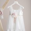 Βαπτιστικό φόρεμα Piccolino Maria Ivory - Image 2