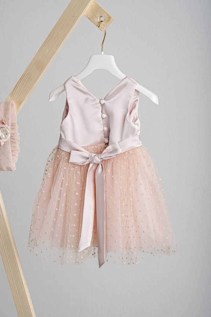 Βαπτιστικό φόρεμα Piccolino Constance Pink - Image 3