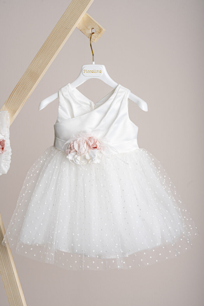 Βαπτιστικό φόρεμα Piccolino Constance Ivory - Image 2