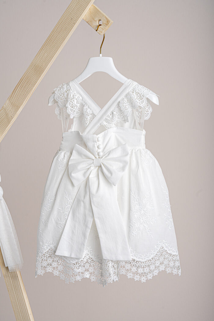 Βαπτιστικό φόρεμα Piccolino Valerie Ivory - Image 3