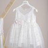 Βαπτιστικό φόρεμα Piccolino Salina Ivory - Image 2