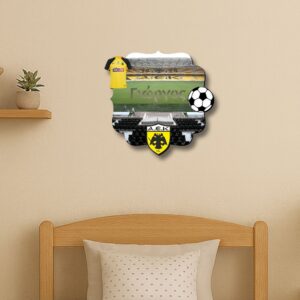 Φωτιστικό τοίχου για παιδικό δωμάτιο με θέμα AEK