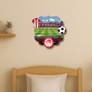 Φωτιστικό τοίχου για παιδικό δωμάτιο με θέμα Ολυμπιακός