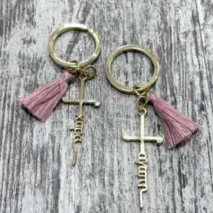 Μαρτυρικά βάπτισης μπρελόκ ευχές MARB32