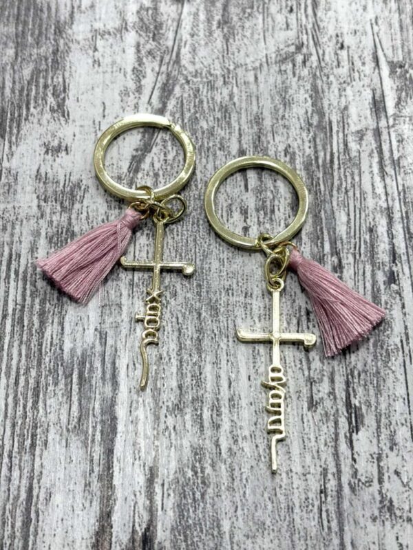 Μαρτυρικά βάπτισης μπρελόκ ευχές MARB32