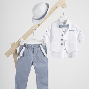 Βαπτιστικό κοστούμι Piccolino Lorenzo Light Blue