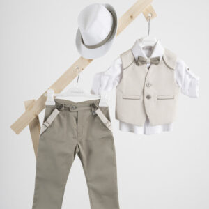 Βαπτιστικό κοστούμι Piccolino Francisco Sage