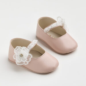 Βαπτιστικά παπούτσια αγκαλιάς Everkid Κ614Ρ