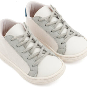 Βαπτιστικά παπούτσια Babywalker BS3039 OFF WHITE-GREY-BLUE