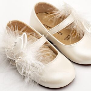 Βαπτιστικά παπούτσια κορίτσι Babywalker BS3598 IVORY