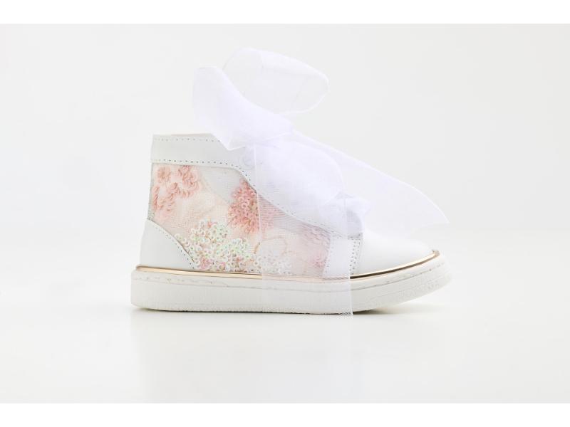 Βαπτιστικά παπούτσια κορίτσι Everkid K6133A