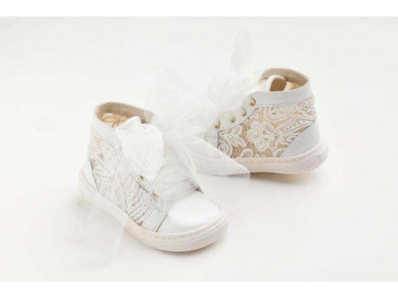 Βαπτιστικά παπούτσια κορίτσι Everkid K6134A