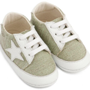 Βαπτιστικά παπούτσια αγκαλιάς Babywalker MI1135 LIGHT GREEN-WHITE