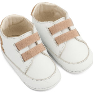 Βαπτιστικά παπούτσια αγκαλιάς Babywalker MI1137 WHITE-BEIGE