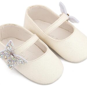 Βαπτιστικά παπούτσια Babywalker αγκαλιάς MI1658 WHITE