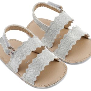 Βαπτιστικά παπούτσια Babywalker αγκαλιάς MI1659 SILVER