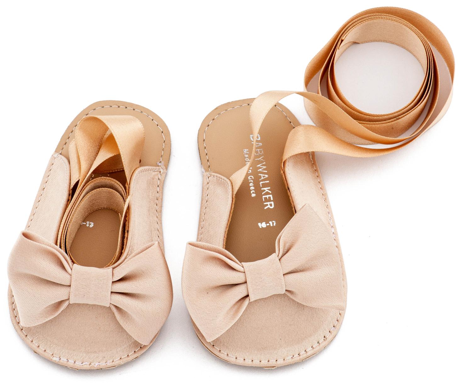 Βαπτιστικά παπούτσια Babywalker αγκαλιάς MI1661 BEIGE - Image 2