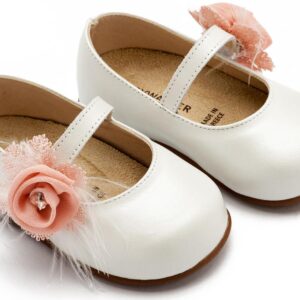 Βαπτιστικά παπούτσια Babywalker για πρώτα βήματα PRI2640 IVORY-PINK