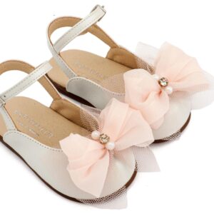 Βαπτιστικά παπούτσια Babywalker για πρώτα βήματα PRI2661 IVORY-PINK