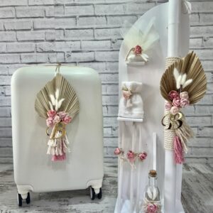 Βαπτιστικό σετ για κορίτσι με θέμα Boho flowers