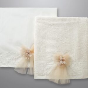 Βαπτιστικά λαδόπανα για κορίτσι New Life 3032-5