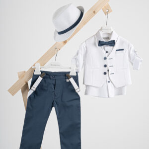 Βαπτιστικό ρούχο αγόρι Piccolino Lorenzo Cobalt