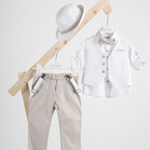 Βαπτιστικό ρούχο αγόρι Piccolino Lorenzo Sand