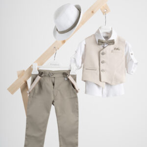 Βαπτιστικό ρούχο αγόρι Piccolino Gustavo Sage
