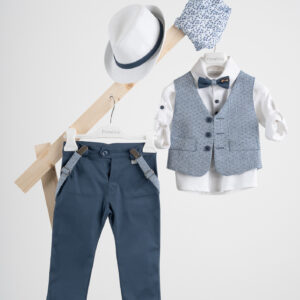 Βαπτιστικό ρούχο αγόρι Piccolino Pablo Cobalt