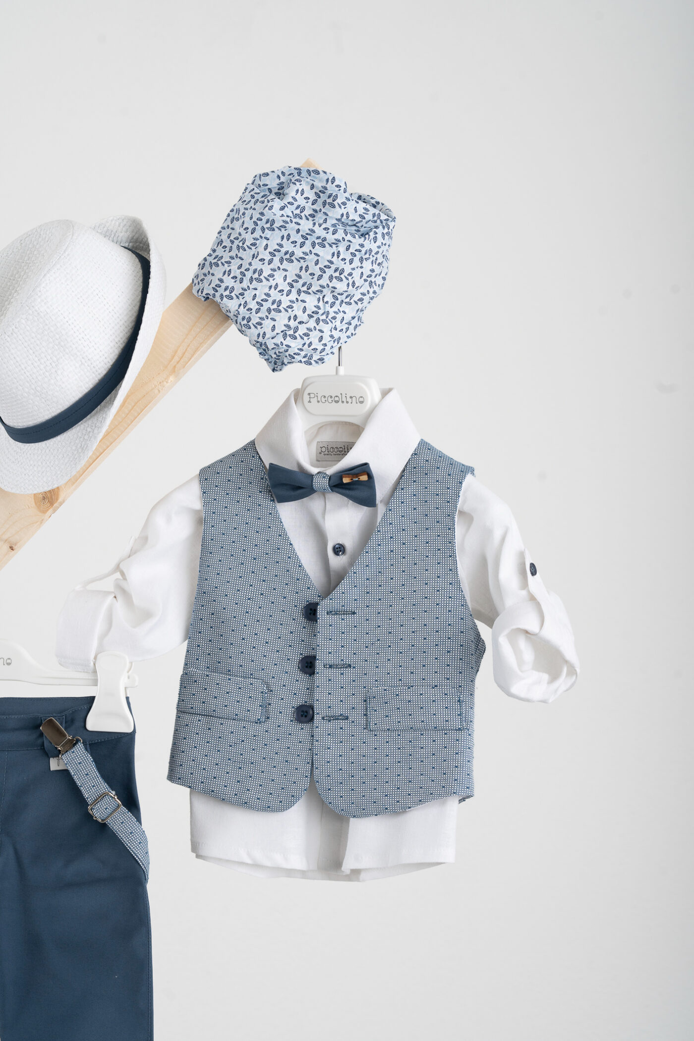 Βαπτιστικό ρούχο αγόρι Piccolino Pablo Cobalt - Image 2