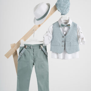 Βαπτιστικό ρούχο αγόρι Piccolino Pablo Mint