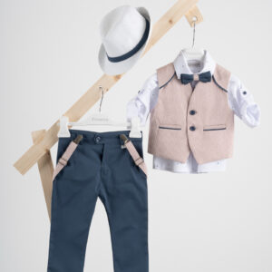 Βαπτιστικό ρούχο αγόρι Piccolino Francisco Cobalt