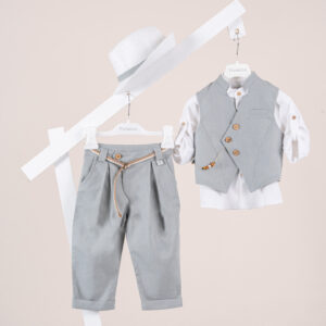 Βαπτιστικό ρούχο αγόρι Piccolino Enrique Teal