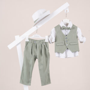 Βαπτιστικό ρούχο αγόρι Piccolino Rodrigo Mint