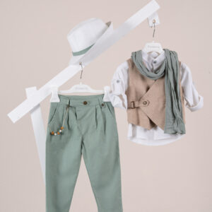Βαπτιστικό ρούχο αγόρι Piccolino Jose mint