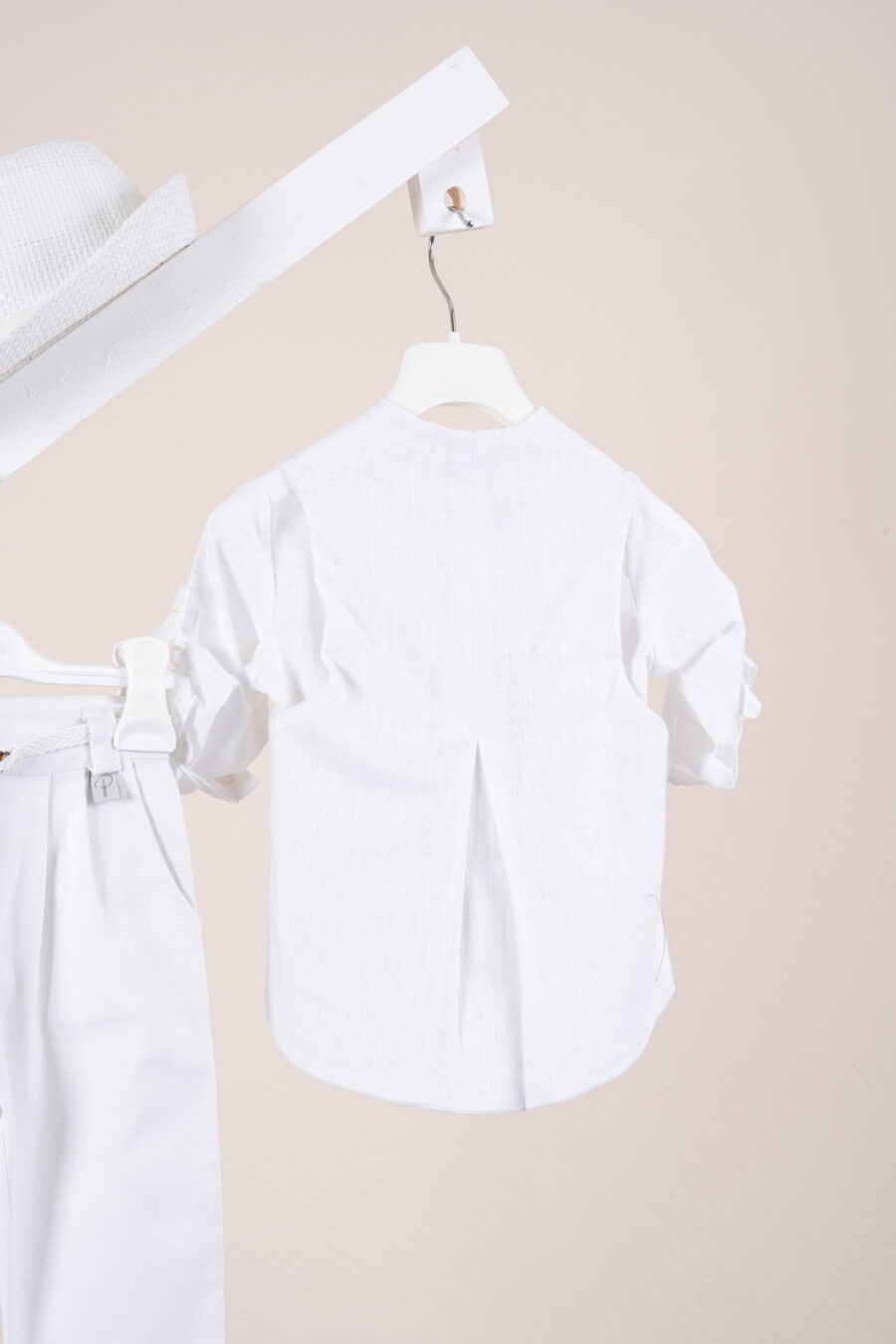 Βαπτιστικό ρούχο αγόρι Piccolino Hector White - Image 3