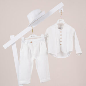 Βαπτιστικό ρούχο αγόρι Piccolino Santiago Off White