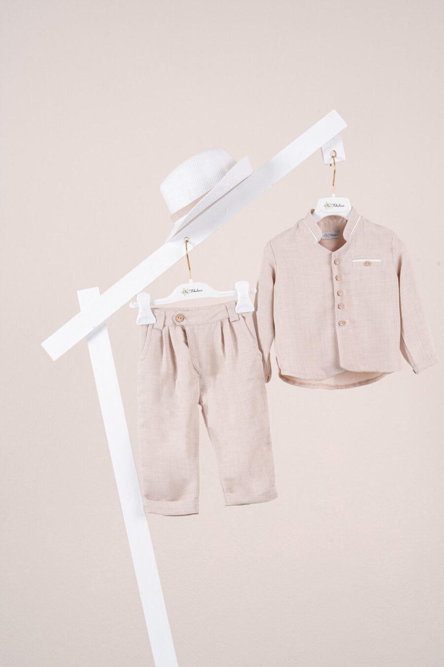 Βαπτιστικό ρούχο αγόρι Piccolino Parker Beige