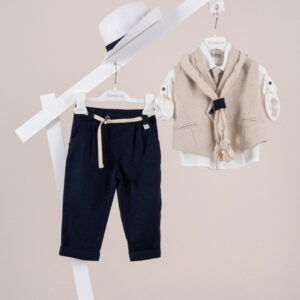 Βαπτιστικό ρούχο αγόρι Piccolino Enzo Navy