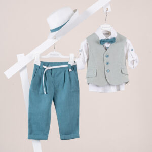 Βαπτιστικό ρούχο αγόρι Piccolino Carter Petrol
