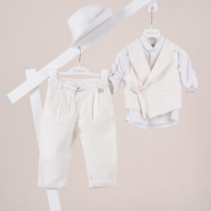 Βαπτιστικό ρούχο αγόρι Piccolino Fabio Ivory