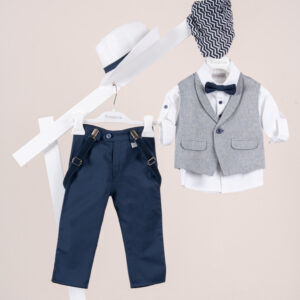 Βαπτιστικό ρούχο αγόρι Piccolino Nico Aegean